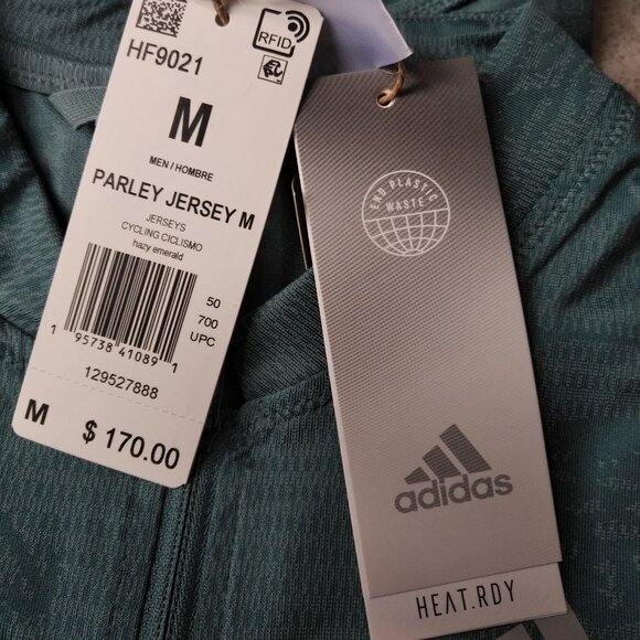 Adidas Parley Short Sleeve Cycling Jerseys – New with Tags – Men’s Medium - Picture 11 of 14